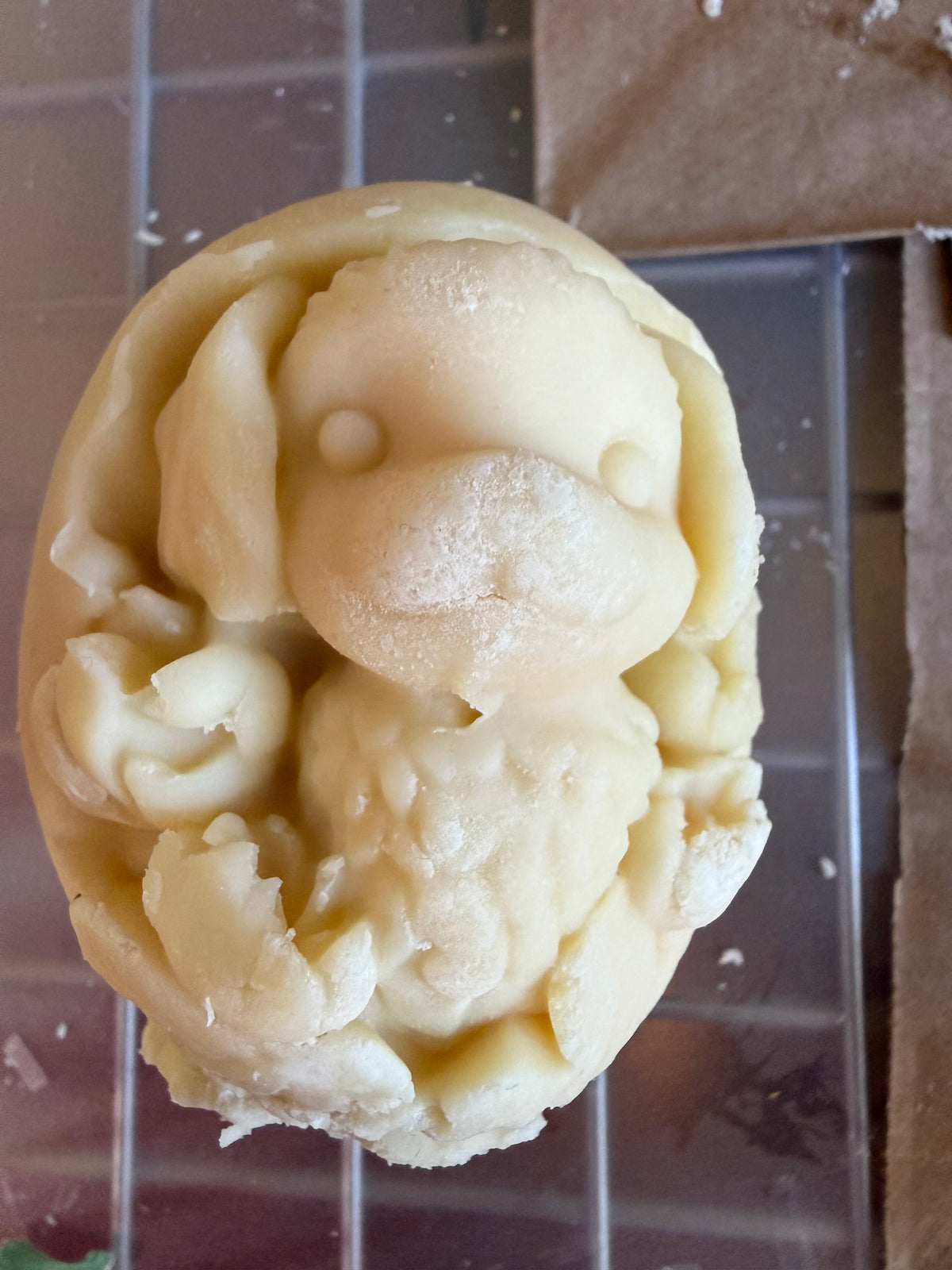 Dog shaped “HUMAN” soap